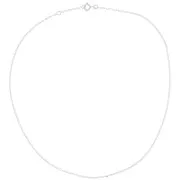 Tour de cou chaîne maille Forçat limée 1.6 mm - Argent 925 x42 cm