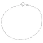 Bracelet maille Forçat limée 1.6 mm - Argent 925 x19cm