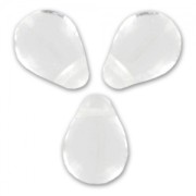 Gouttes plates 13x10 mm Crystal x10