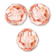 Perle ronde  PureCrystal 5000 8 mm Rose Peach x1