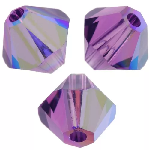 Toupies en cristal PureCrystal 5328 4 mm Amethyst AB x50