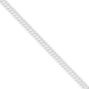 Chaîne maille Serpentine 1.1 mm en Argent 925 x50cm