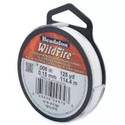 Fil nylon tressé WildFire 0.15 mm - Blanc x114.4m