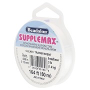 Fil nylon invisible - illusion cord Supplemax 0.15 mm Transparent x50m|raw }}