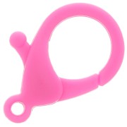 Fermoir mousqueton 36 mm en acrylique - Fuchsia x1|raw }}