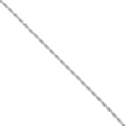Chaîne maille Corde 3 mm - Rhodié x1m|raw }}