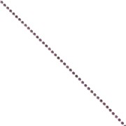 Chaîne strass en Laiton avec cristal taillé 2.10 mm - Argenté - Amethyst x50cm