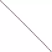 Chaîne strass en Laiton avec cristal taillé 2.10 mm - Argenté - Amethyst x50cm