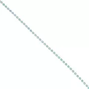 Chaîne strass en Laiton - cristal taillé 2.10 mm - Argenté - Aqua Bohemica x50cm