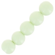 Perles en résine opaque 6 mm - Vert pastel x10|raw }}