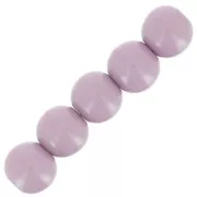 Perles en résine opaque 6 mm - Lilas x10