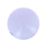 Perle en résine opaque 8 mm - Bleu layette x1|raw }}