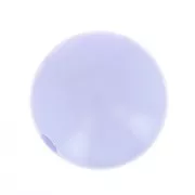 Perle en résine opaque 8 mm - Bleu layette x1