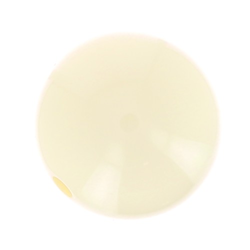 Perle en résine opaque 10 mm - Beige x1