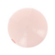 Perle en résine opaque 10 mm - Rose poudré x1