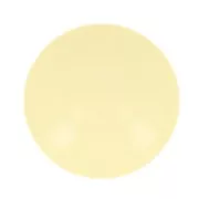 Perle en résine opaque 12 mm - Jaune pastel x1