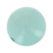 Perle en résine opaque 12 mm - Vert d'eau x1