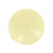 Perle en résine opaque 14 mm - Jaune pastel x1