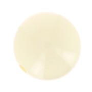 Perle en résine opaque 14 mm - Beige x1|raw }}
