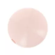 Rose Poudré - Perle en résine opaque 14 mm - Rose poudré x1 Perle en résine opaque 14 mm - Rose poudré x1