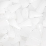 Perles en verre Vexolo 5x8 mm - Alabaster x30