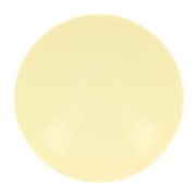 Cabochon rond en résine opaque 14 mm - Jaune pastel x1