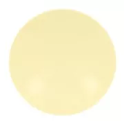 Cabochon rond en résine opaque 14 mm - Jaune pastel x1