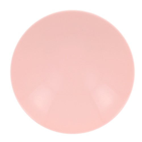Cabochon rond en résine opaque 14 mm - Rose dragée x1