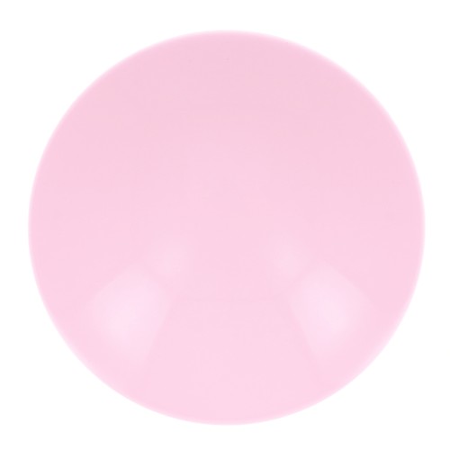 Cabochon rond en résine opaque 14 mm - Rose x1