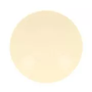 Cabochon rond en résine opaque 12 mm - Beige x1