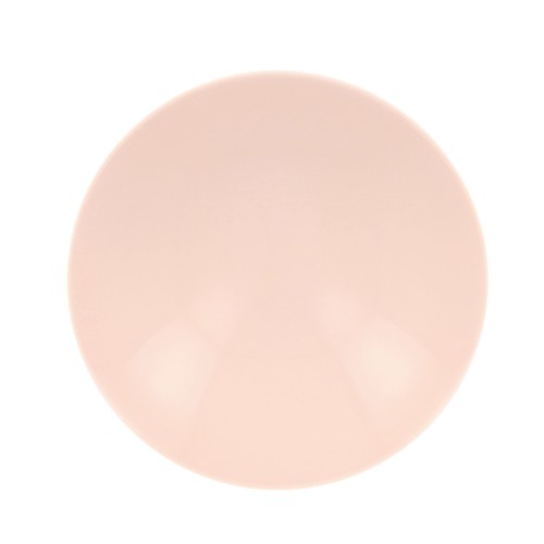 Cabochon rond en résine opaque 12 mm - Rose poudré x1