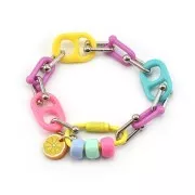 Chaîne maille Fantaisie 9 mm - Doré x1m