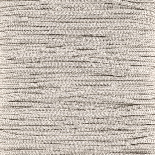 Bobine de fil polyester métallisé 1 mm Argenté x 20 m