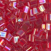 Miyuki Tila Beads 5x5x1.9 mm TL-0254 - Transparent Red AB x10g