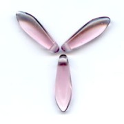 Dagues en verre 5x16 mm Medium Amethyst x50