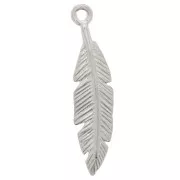 Pendentif plume 24x6 mm - Argent 925 x1