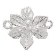 Intercalaire fleur 15x13 mm - Argent 925 x1