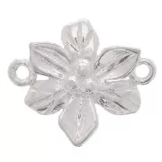 Intercalaire fleur 15x13 mm - Argent 925 x1