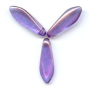 Dagues en verre 5x16 mm Lumi Amethyst x50