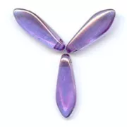 Dagues en verre 5x16 mm Lumi Amethyst x50