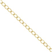 Chaîne maille Forçat limée 3.6 mm en Gold filled (or laminé)  x20cm|raw }}