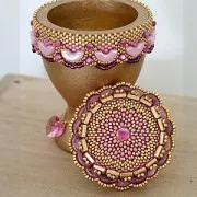 Coquetier en bambou 60x48 mm à décorer et à customiser x1