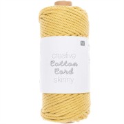 Bobine de corde en coton pour macramé 3mm -Creative Cotton Cord Skinny Jaune x 55m|raw }}