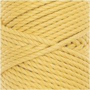 Bobine de corde en coton pour macramé 3mm -Creative Cotton Cord Skinny Jaune x 55m