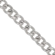 Chaîne maille Gourmette 3 mm en Argent 925 x50cm