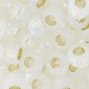 Rocaille Toho 8/0 TO8R2100 - Milky White Silver Lined x8g