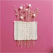 Lin séché naturel pour composition florale x1 tige