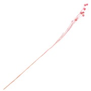 Lin séché rose pour composition florale x1 tige