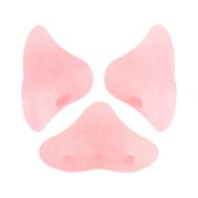 Perles en verre Hélios® par Puca® 6x10 mm - Rose Opal Mat x10g