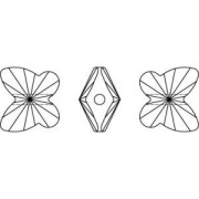 Papillon PureCrystal 5754  6.3 mm Aquamarine x1